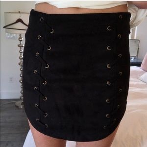 Black velvet skirt, great condition